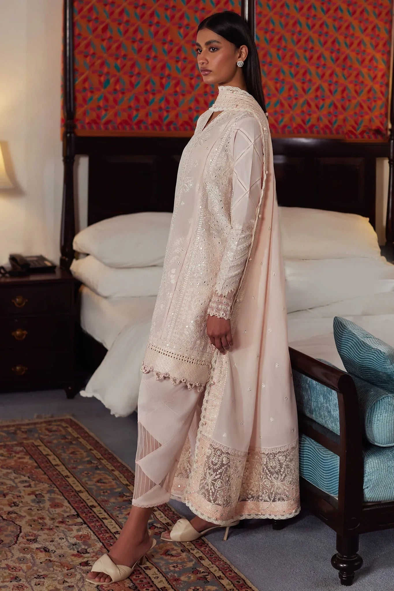 Elan | Lawn24 | ZEINA (EL24-12 B) - Aqsa Fabrics