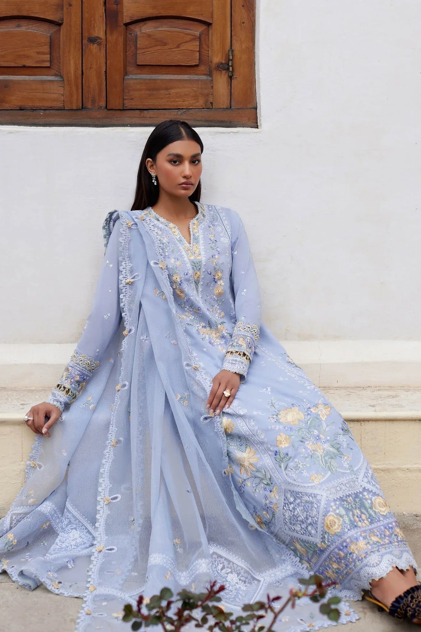Elan | Lawn24 | MINA (EL24-01 A) - Aqsa Fabrics