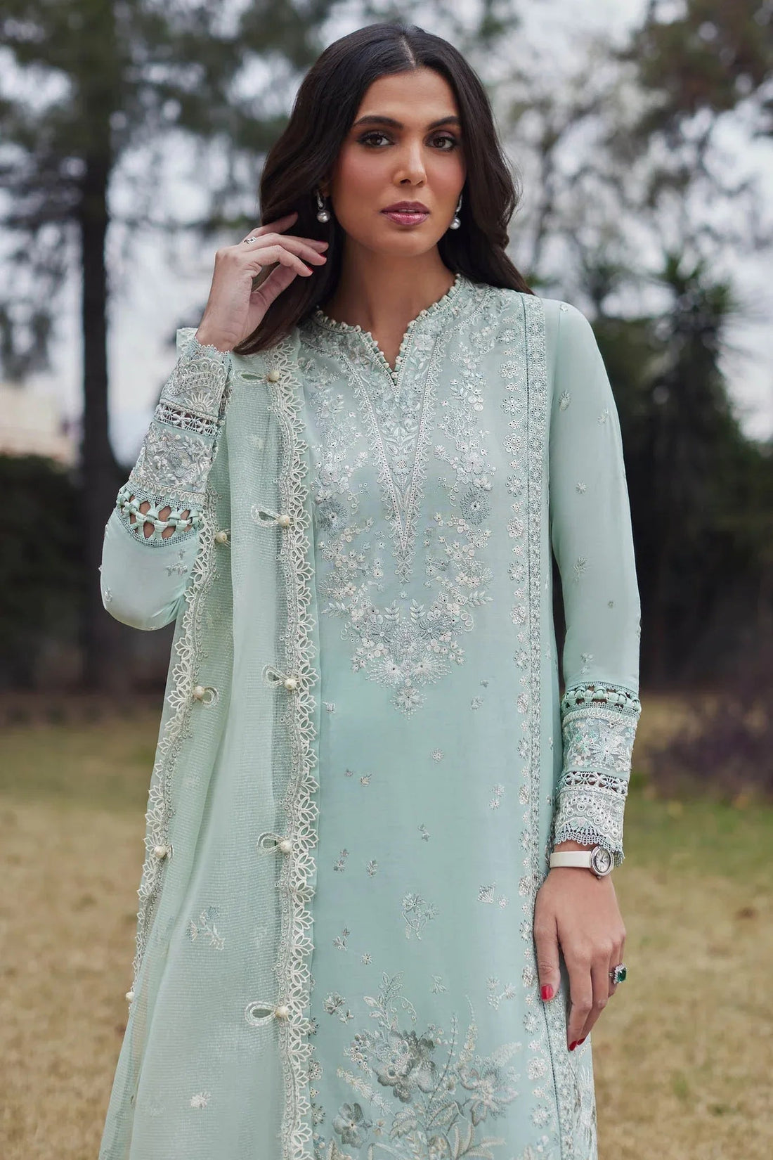 Elan | Lawn24 | MINA (EL24-01 B) - Aqsa Fabrics