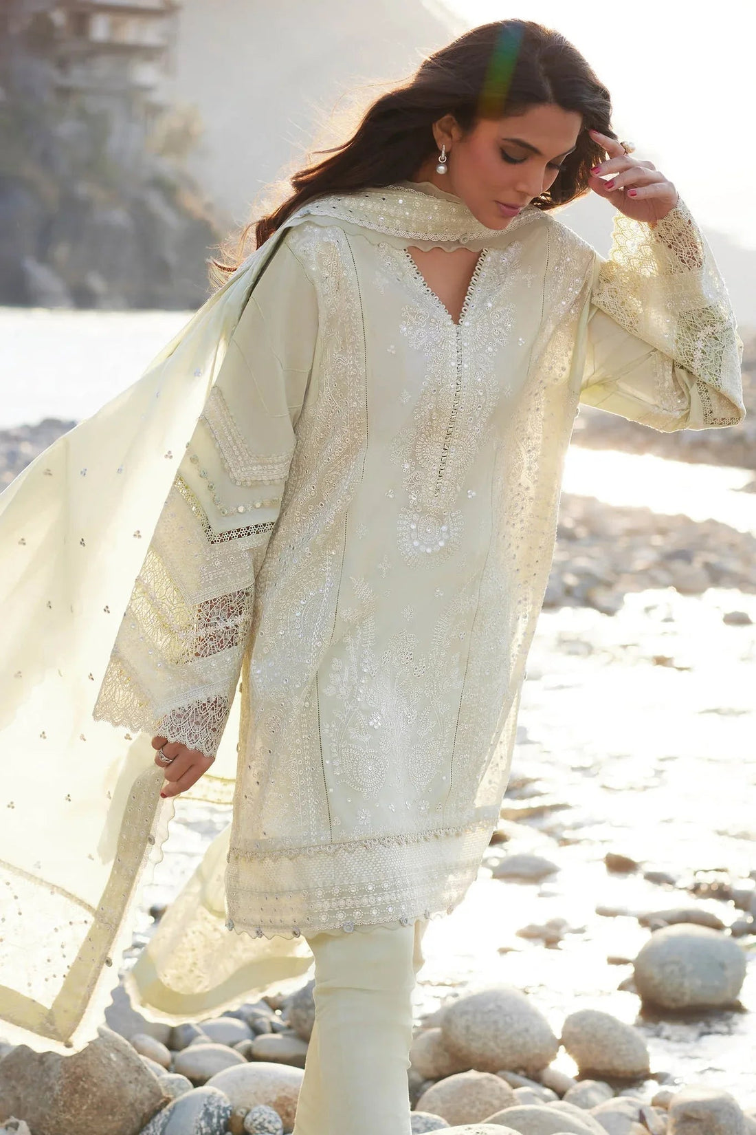 Elan | Lawn24 | ZEINA (EL24-12 A) - Aqsa Fabrics