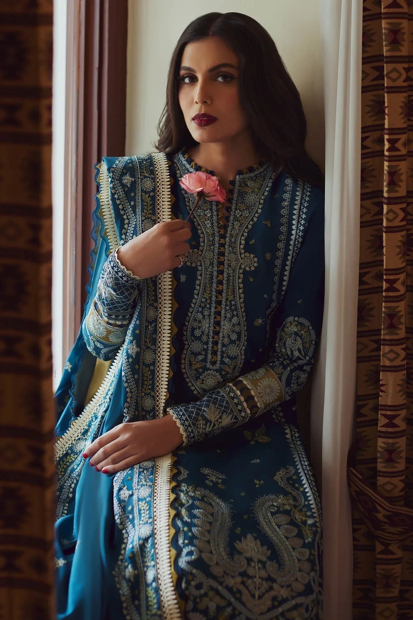 Elan | Lawn24 | MAHROSH (EL24-04 A) - Aqsa Fabrics