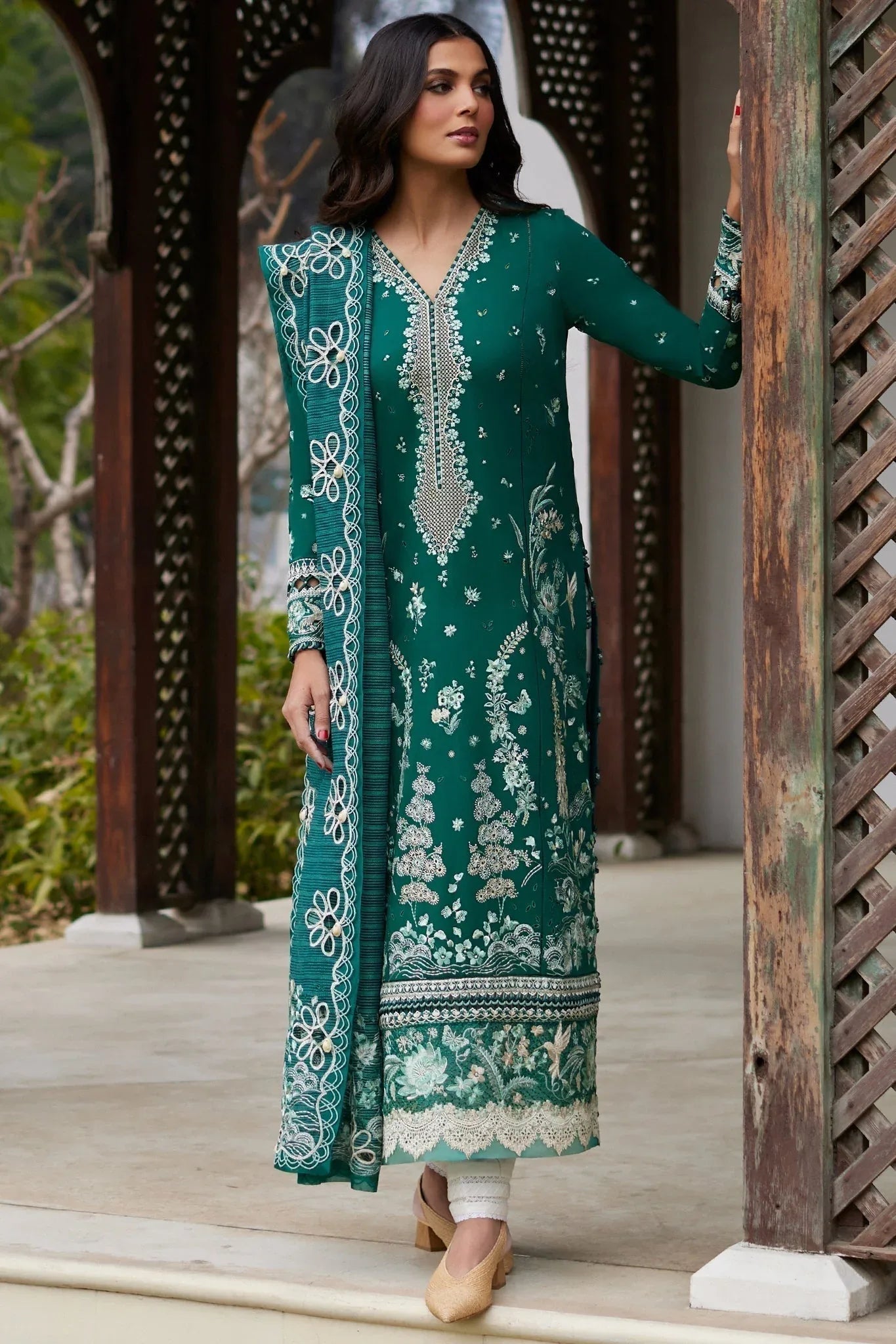 Elan | Lawn24 | NEDINE (EL24-02 A) - Aqsa Fabrics
