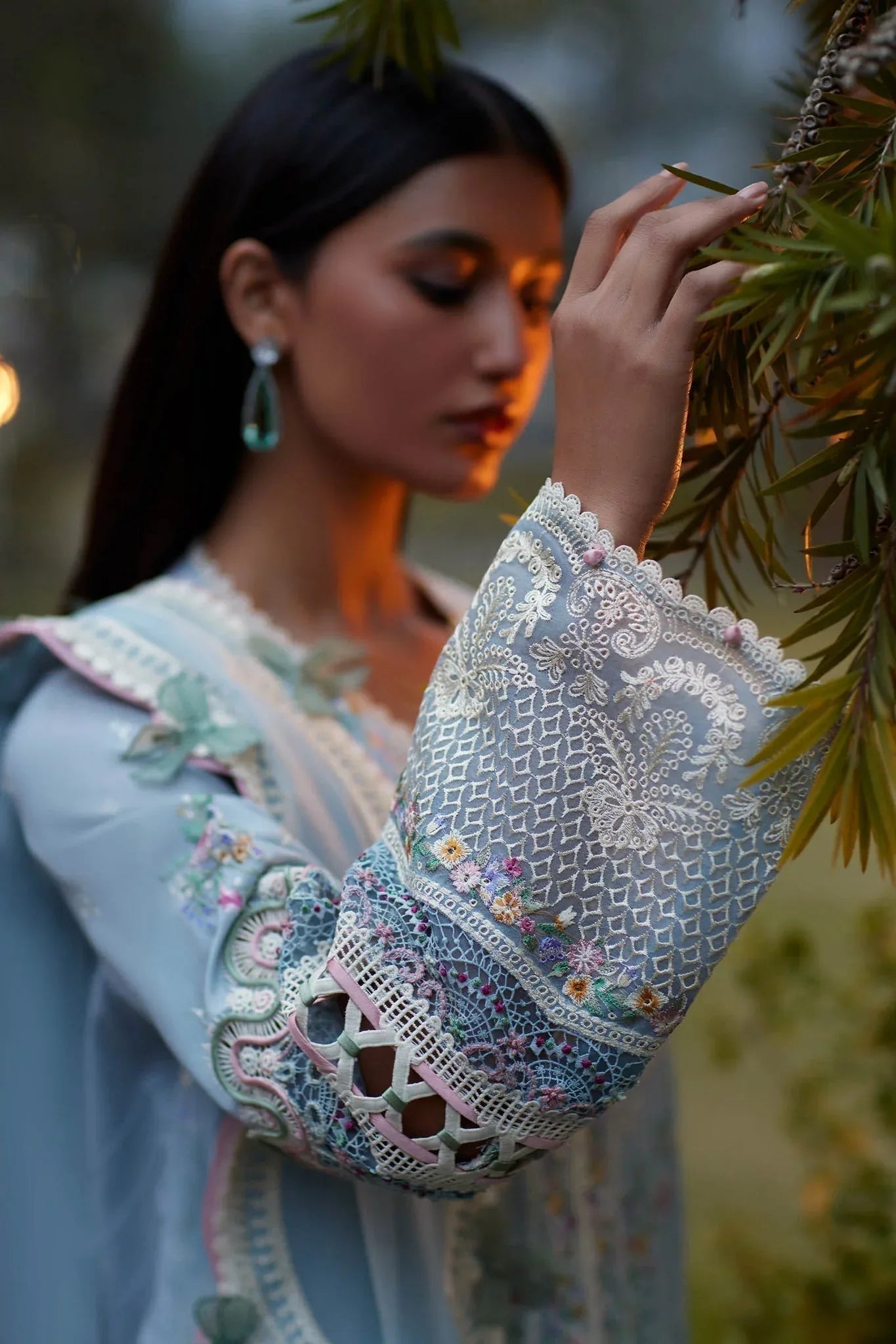 Elan | Lawn24 | MIRZETA (EL24-11 A) - Aqsa Fabrics