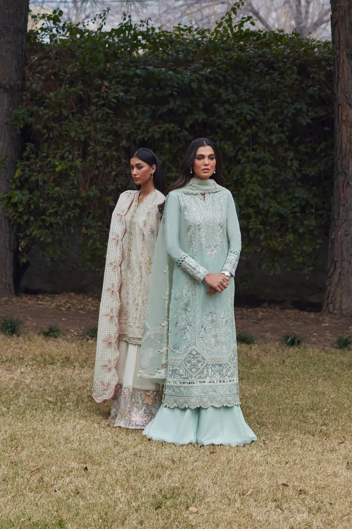 Elan | Lawn24 | MINA (EL24-01 B) - Aqsa Fabrics