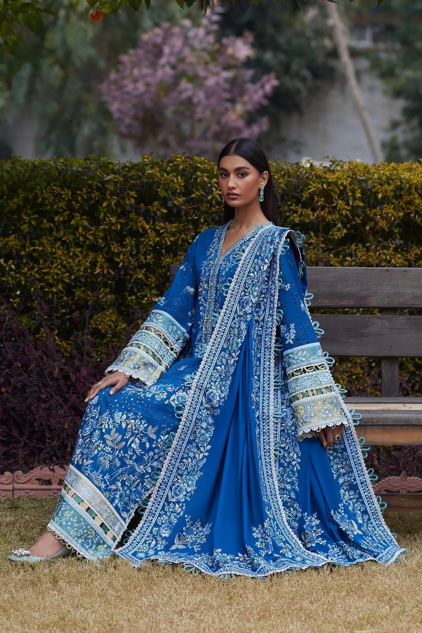 Elan | Lawn24 | IVANA (EL24-06 B) - Aqsa Fabrics