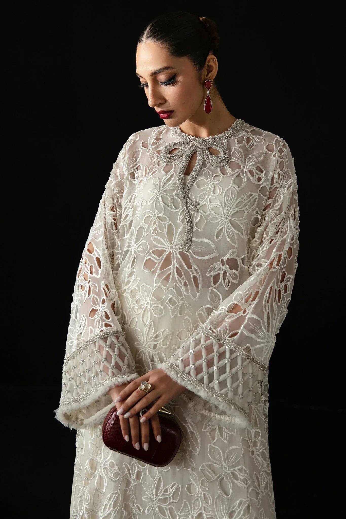 Elan | Pret Crepusule |  VOILE D'ARGENT (EP-21308) - Aqsa Fabrics
