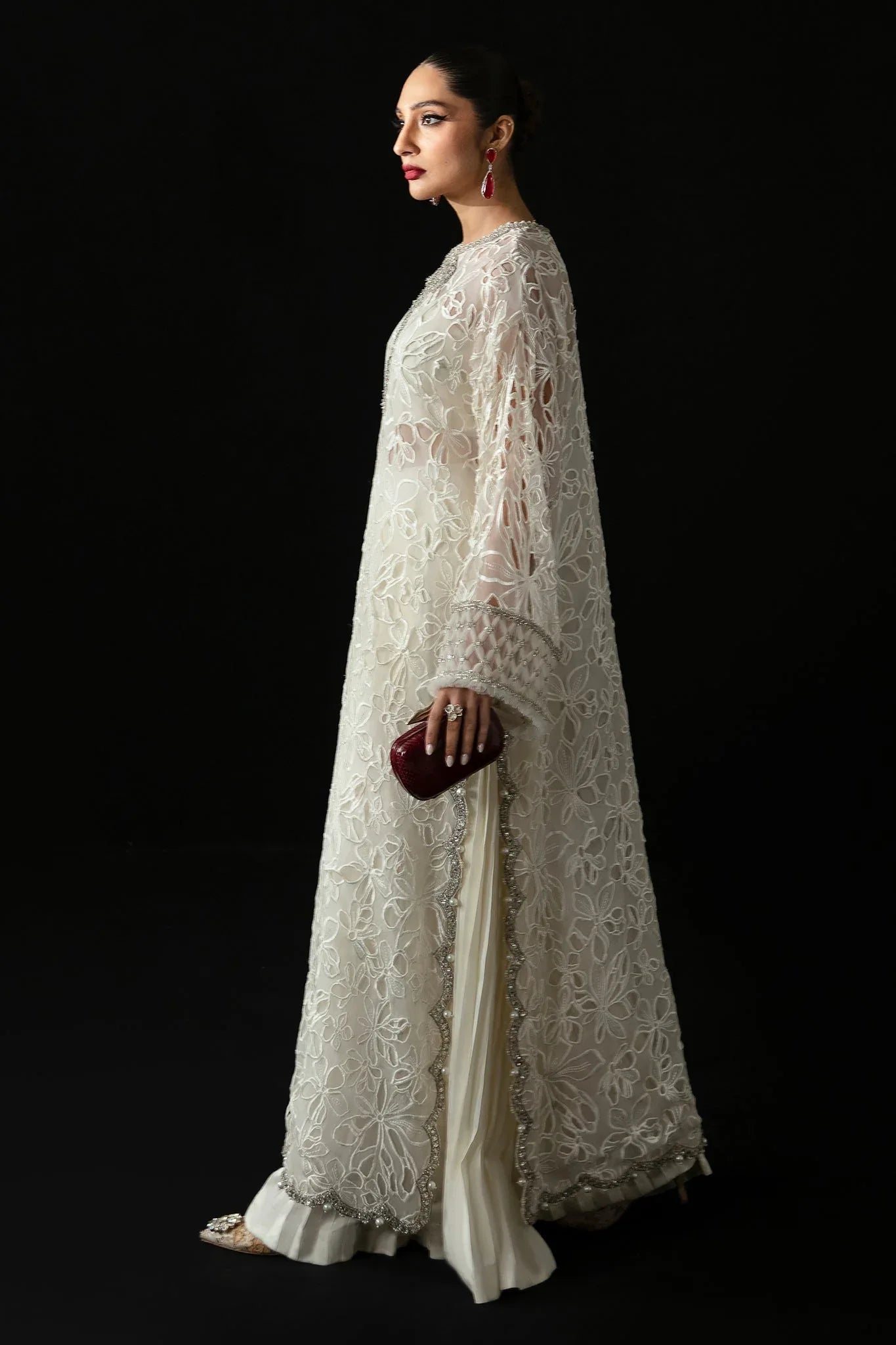 Elan | Pret Crepusule |  VOILE D'ARGENT (EP-21308) - Aqsa Fabrics
