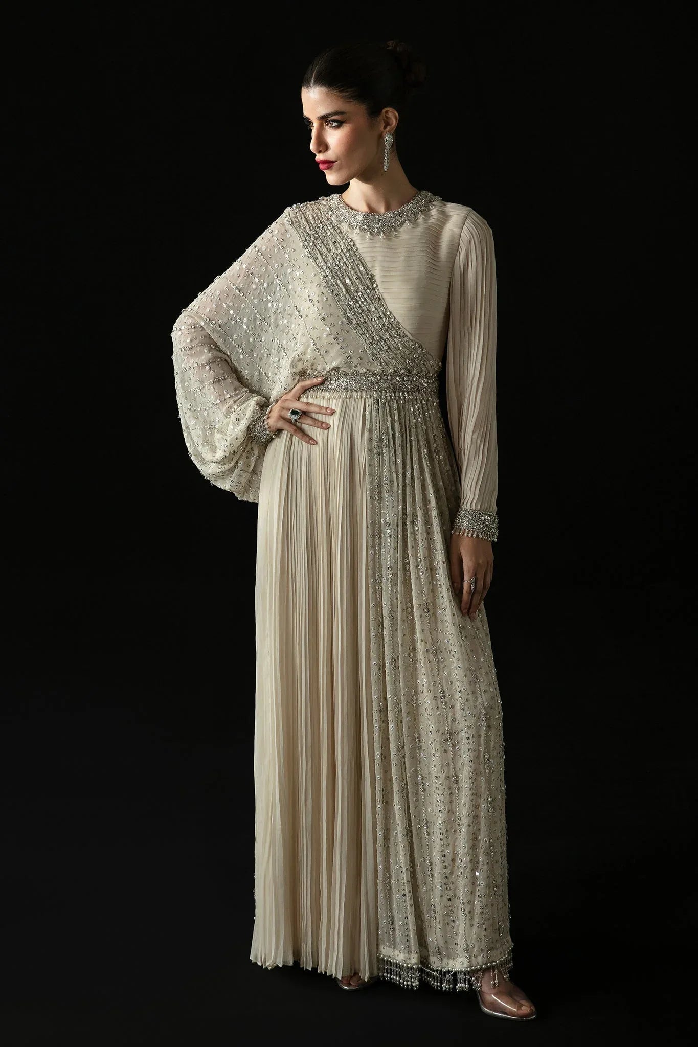 Elan | Pret Crepusule |  CRISTAL DE LUNE (EP-21304) - Aqsa Fabrics