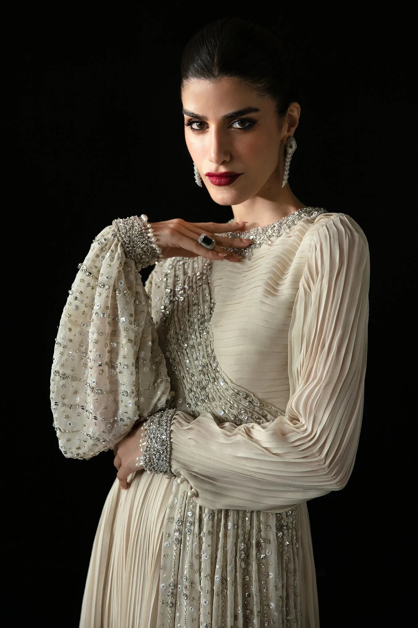 Elan | Pret Crepusule |  CRISTAL DE LUNE (EP-21304) - Aqsa Fabrics