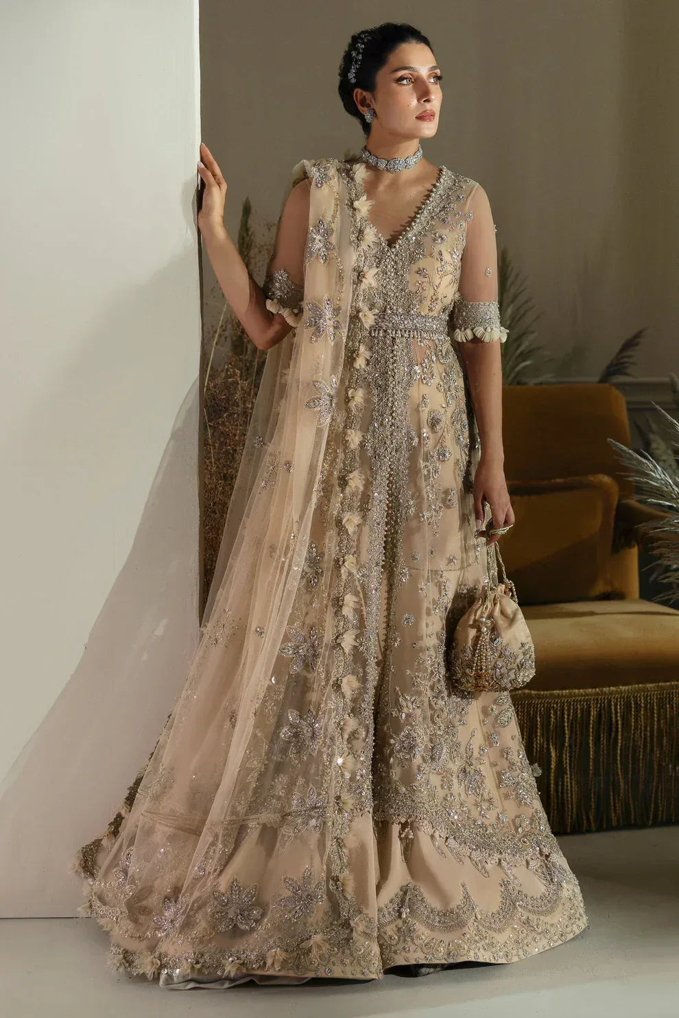 Elan | Wedding Festive | Pearls of Tranquillity - Aqsa Fabrics