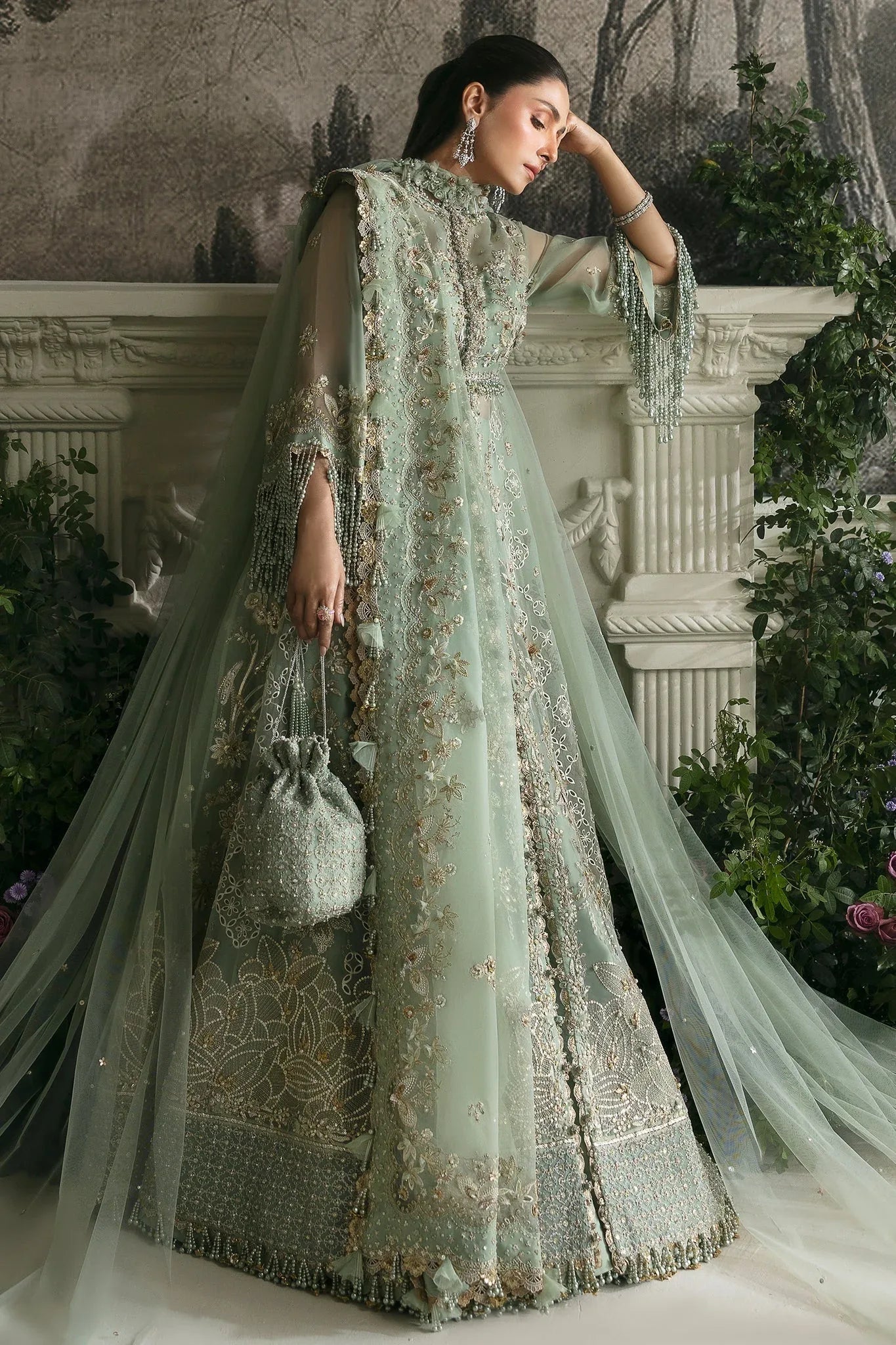 Elan | Wedding Festive 24 | SEA OF SERENITY (EC24-06) - Aqsa Fabrics