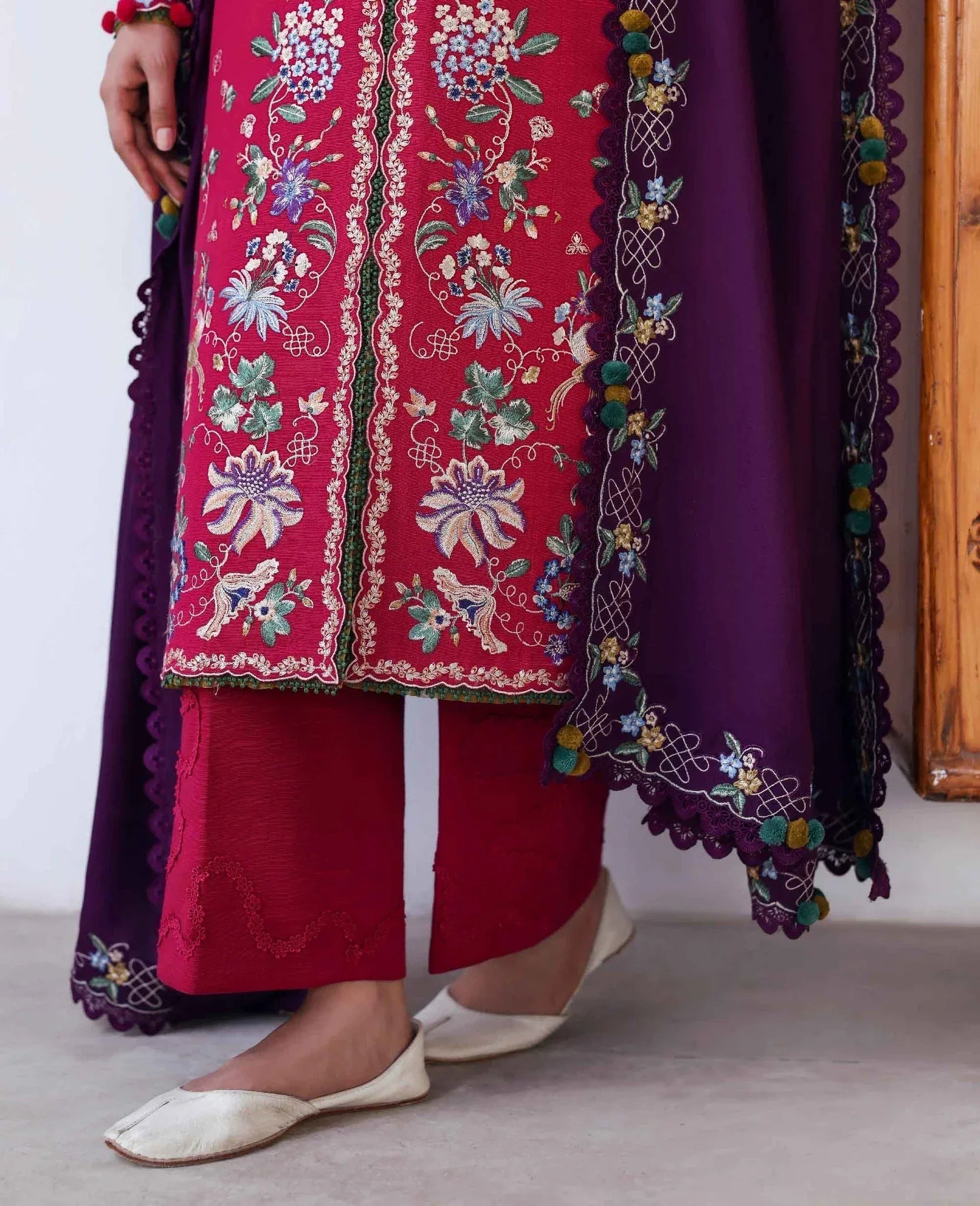 Republic Womenswear | Amaris Luxury Shawl 25 | Elaria - Aqsa Fabrics