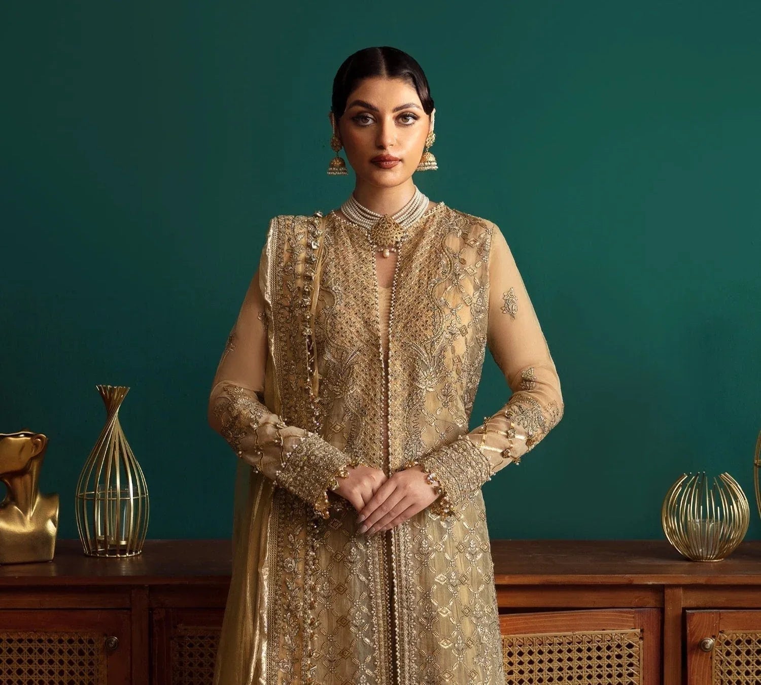 Eleshia | Zarin Wedding Formals 24 |  ELANA - Aqsa Fabrics