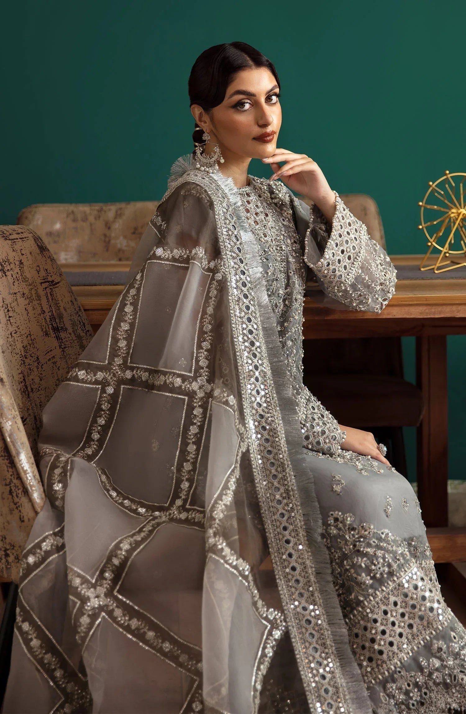 Eleshia | Zarin Wedding Formals 24 |  SHERINE - Aqsa Fabrics
