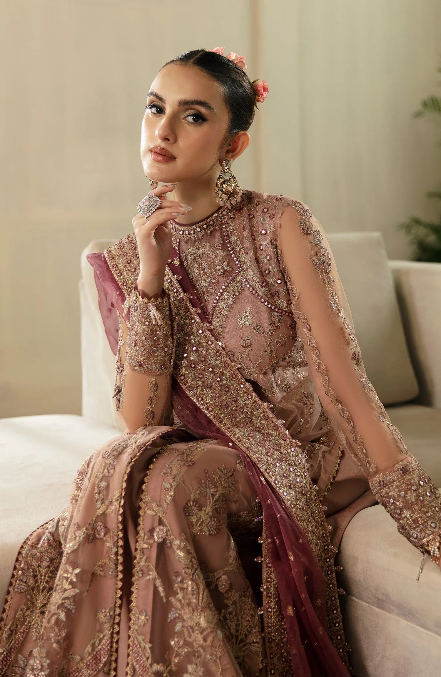 Eleshia | Zarin Wedding Formals 24 |  ROSEA - Aqsa Fabrics