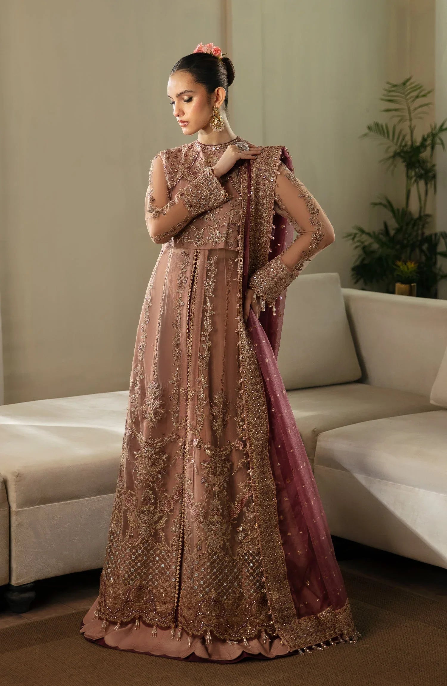 Eleshia | Zarin Wedding Formals 24 |  ROSEA - Aqsa Fabrics