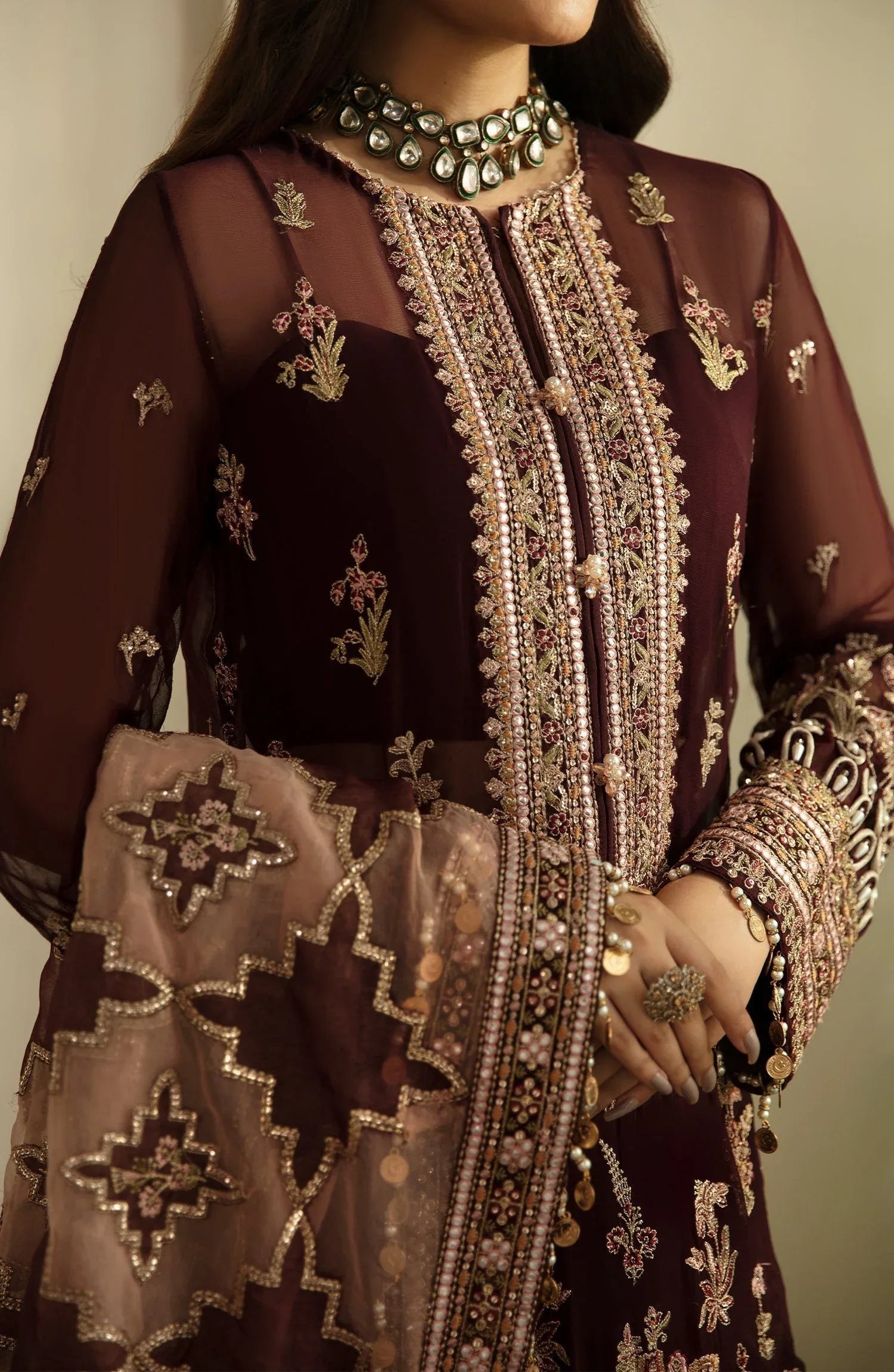 Eleshia | Zarin Wedding Formals 24 |  ZAIBA - Aqsa Fabrics