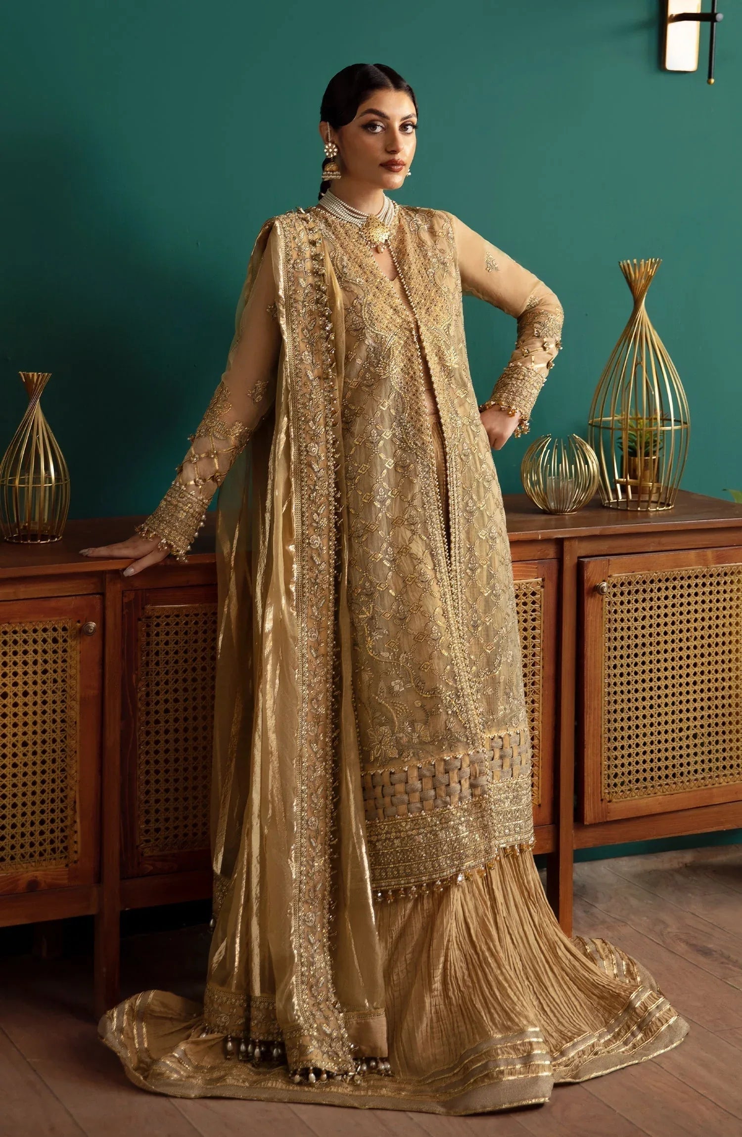 Eleshia | Zarin Wedding Formals 24 |  ELANA - Aqsa Fabrics