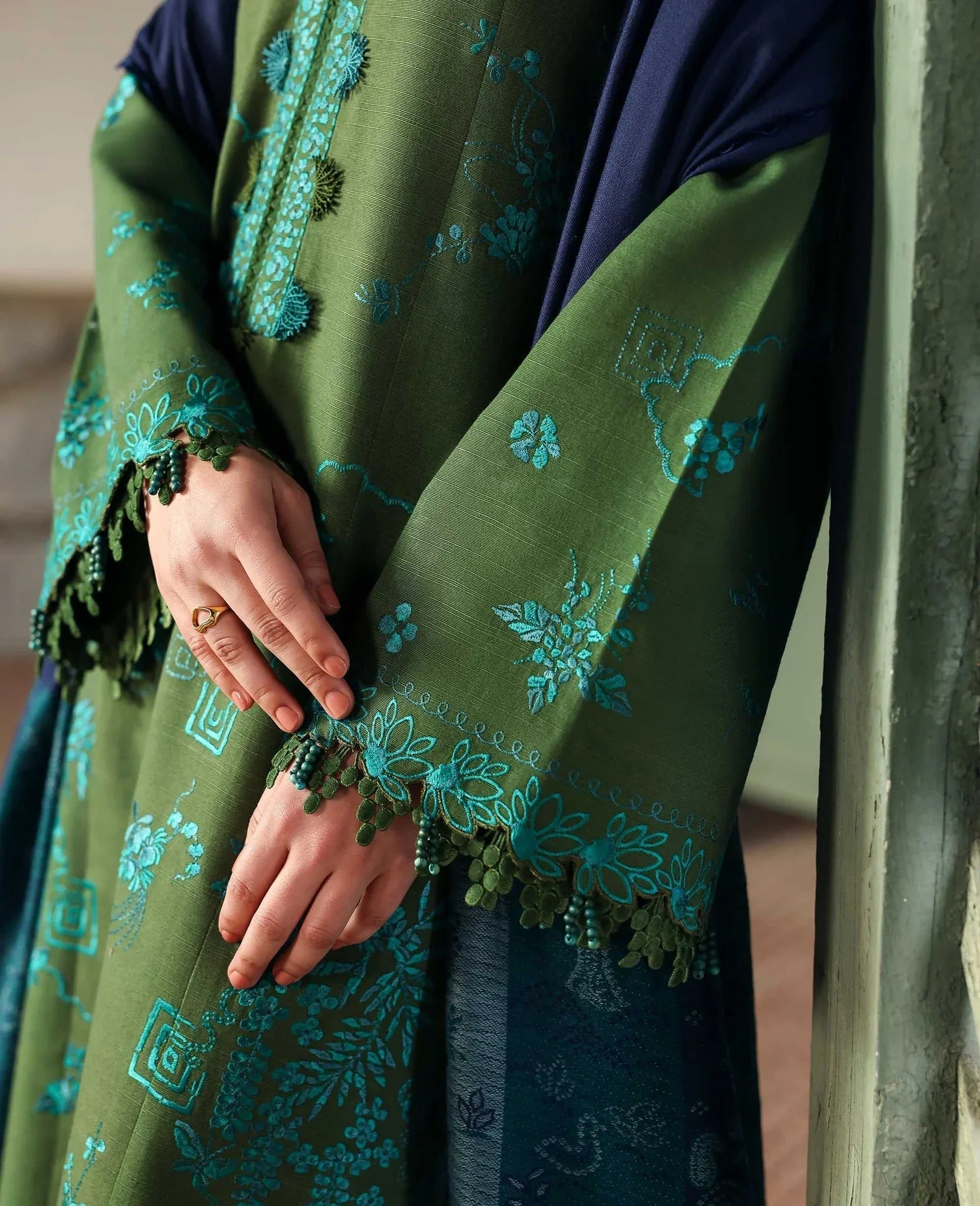 Republic Womenswear | Amaris Luxury Shawl 25 | Elysia - Aqsa Fabrics