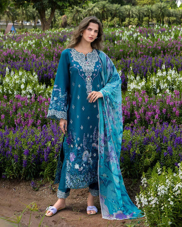 Emerald Fern - Aqsa Fabrics