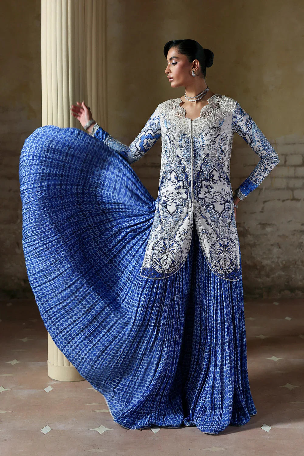 Soraya | Lumene Festive 26 | Evadia - Aqsa Fabrics