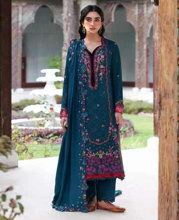 Republic Womenswear | Amaris Luxury Shawl 25 | Evania - Aqsa Fabrics