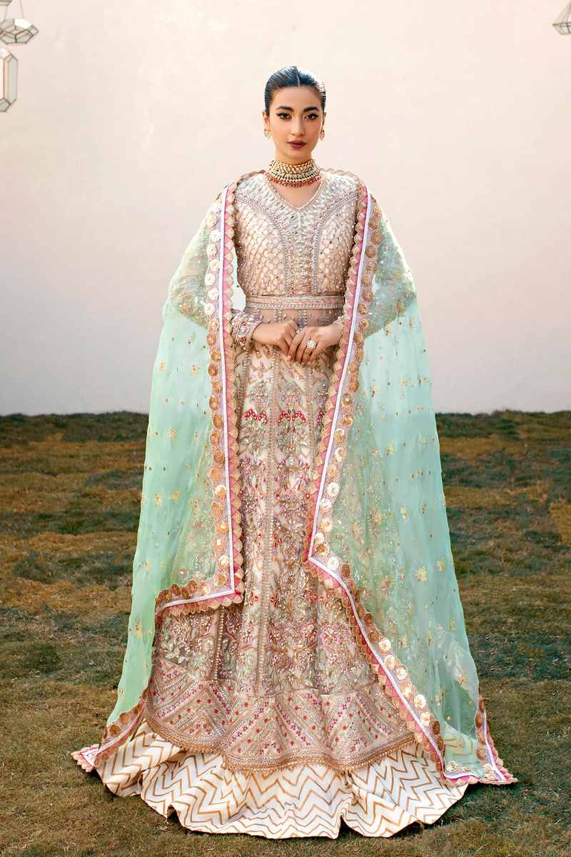 Ezra | Wedding Collection | Sage - Aqsa Fabrics