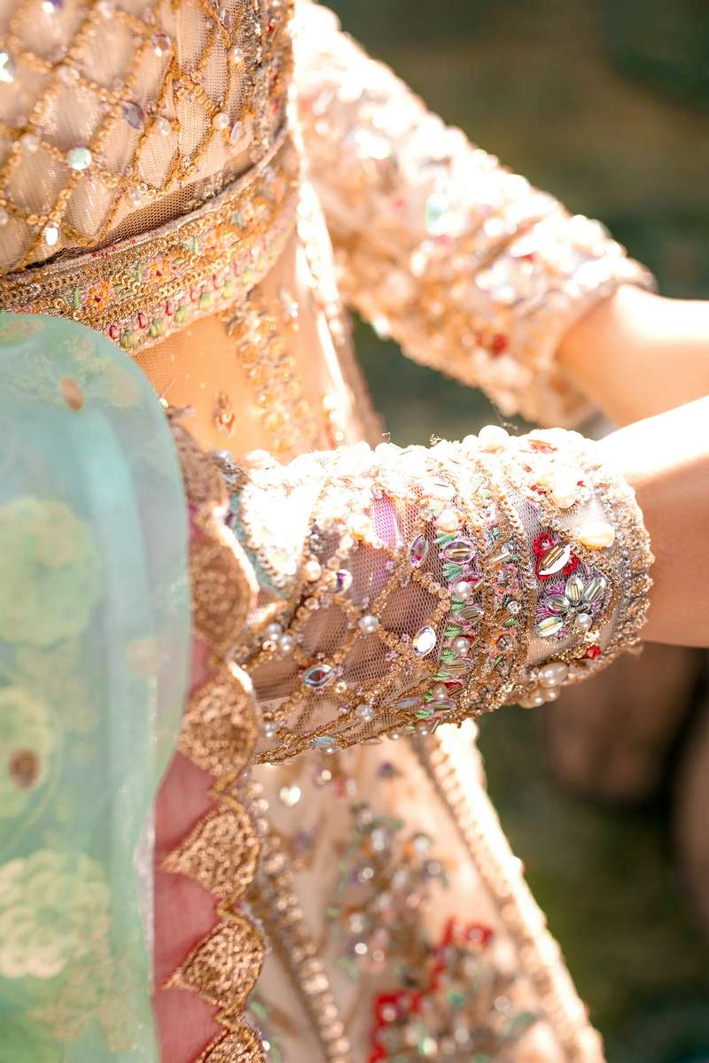 Ezra | Wedding Collection | Sage - Aqsa Fabrics