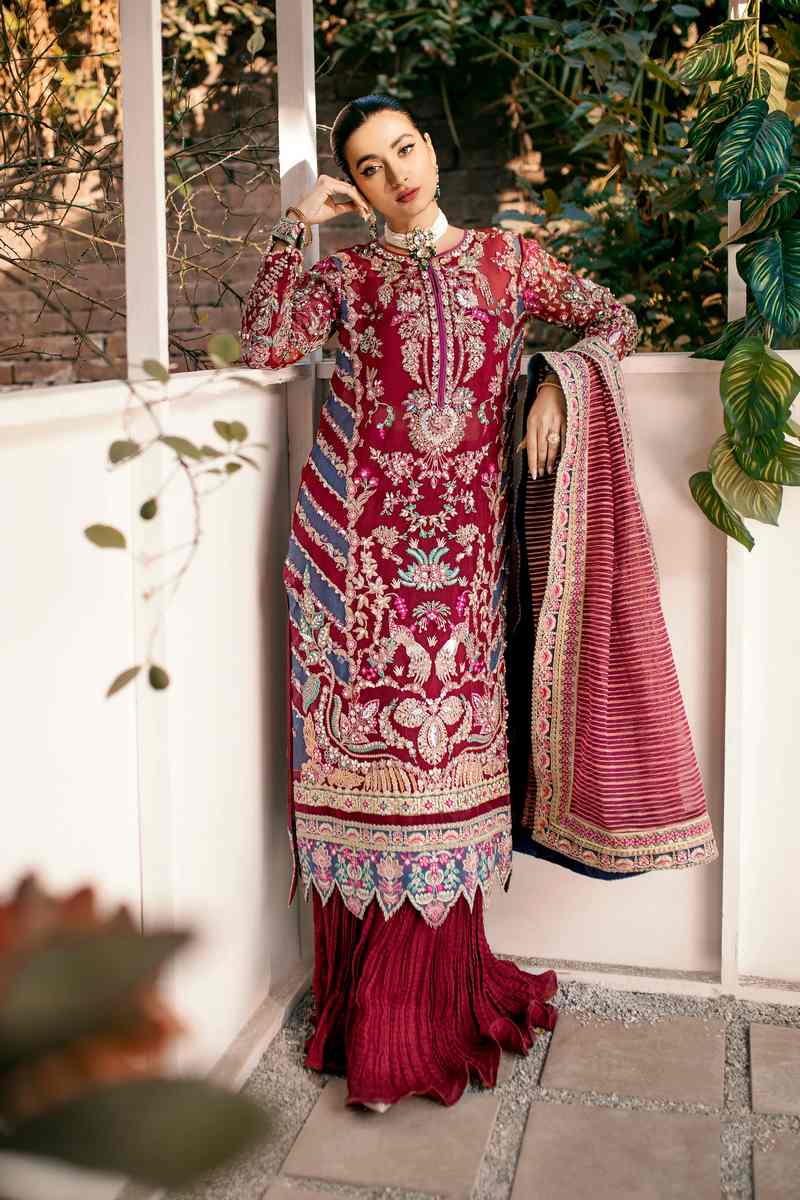 Ezra | Wedding Collection | Poppy - Aqsa Fabrics