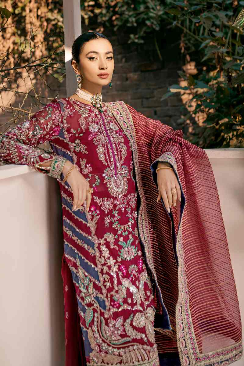 Ezra | Wedding Collection | Poppy - Aqsa Fabrics