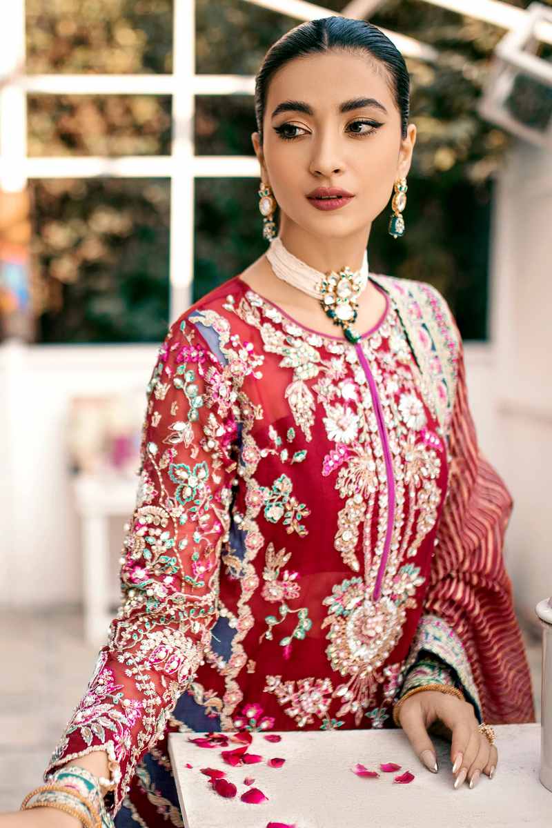 Ezra | Wedding Collection | Poppy - Aqsa Fabrics