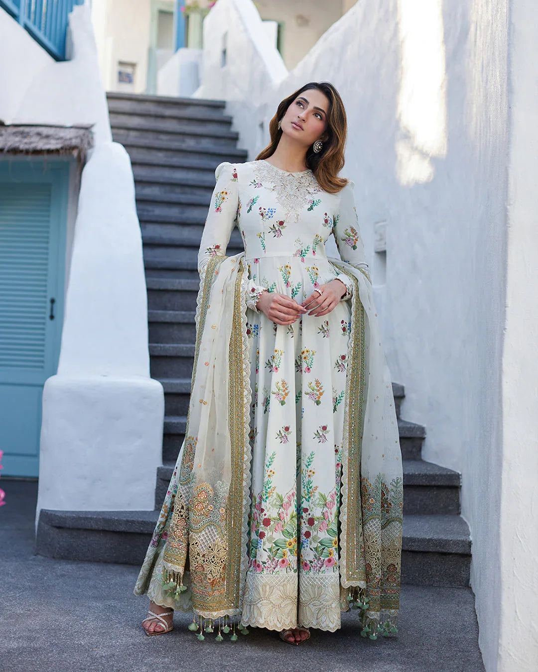 FAIZA SAQLAIN | Avelina - LAWN ' 24 - Aqsa Fabrics