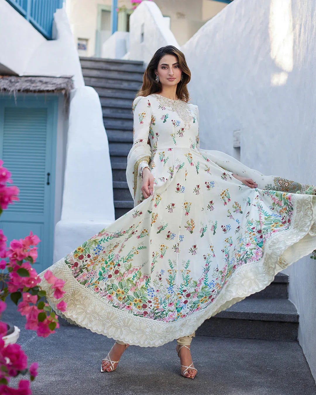 FAIZA SAQLAIN | Avelina - LAWN ' 24 - Aqsa Fabrics