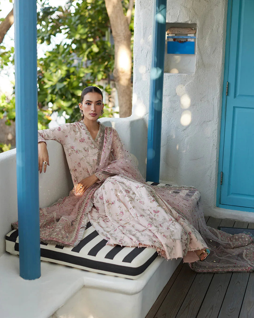 FAIZA SAQLAIN | Karine - LAWN ' 24 - Aqsa Fabrics