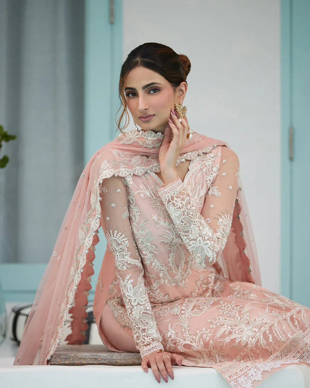 FAIZA SAQLAIN | Valetta - LAWN ' 24 - Aqsa Fabrics