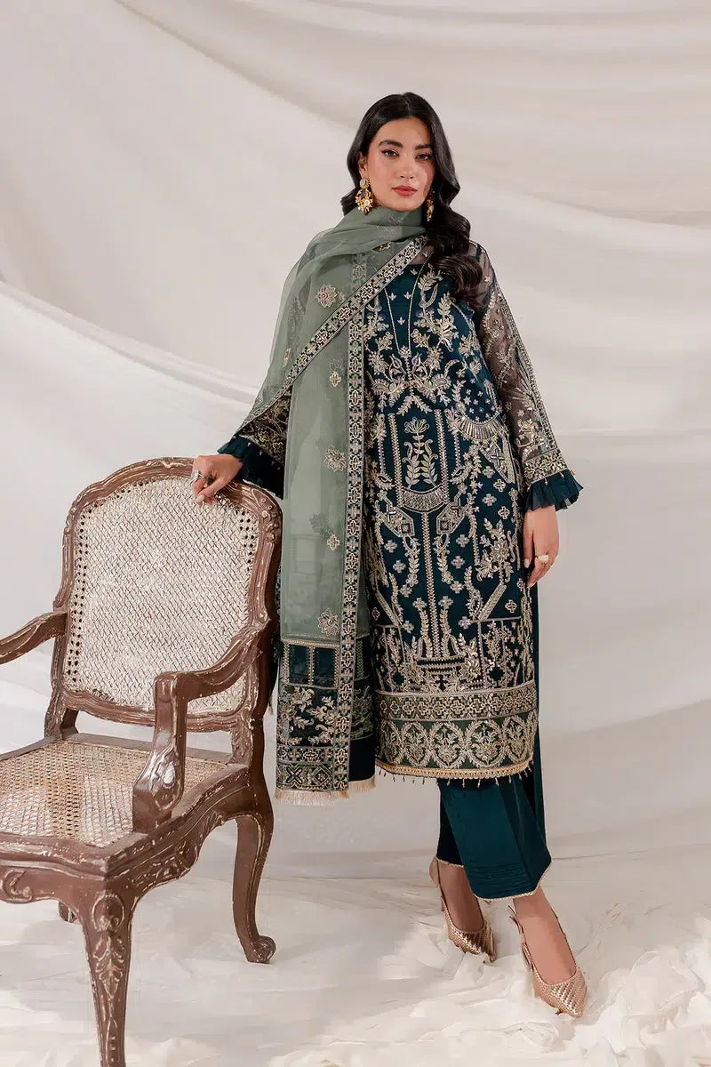 Farasha | Lumiere Luxury Collection 23 | Shamrock - Aqsa Fabrics