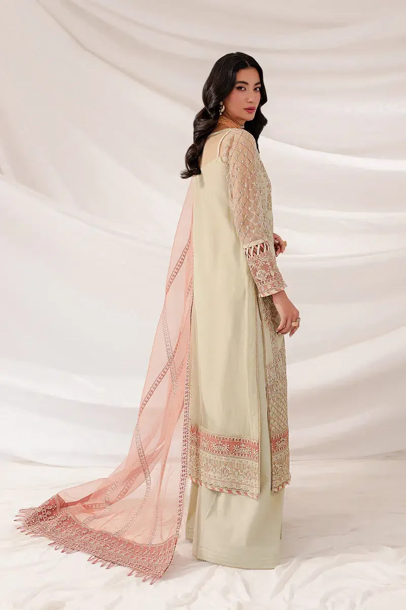 Farasha | Lumiere Luxury Collection 23 | Pearl Dream - Aqsa Fabrics