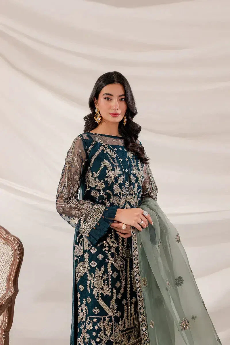 Farasha | Lumiere Luxury Collection 23 | Shamrock - Aqsa Fabrics