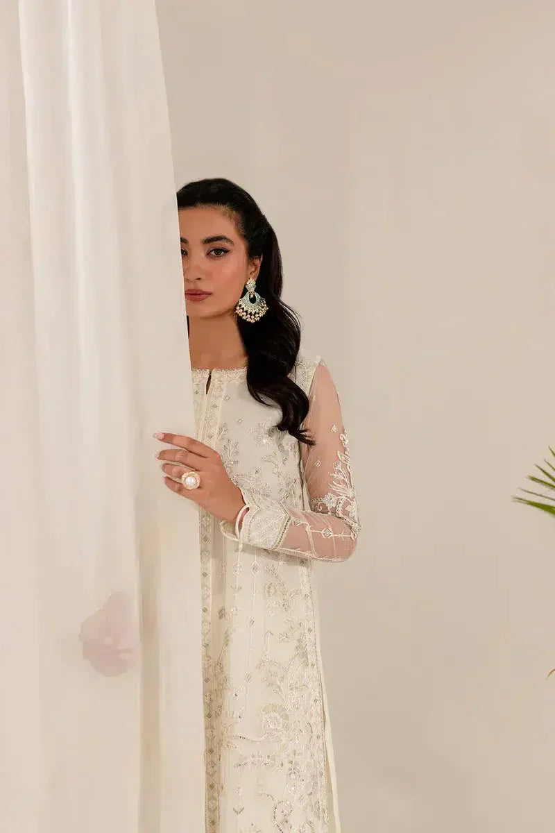 Farasha | Lumiere Luxury Collection 23 | Chantily - Aqsa Fabrics