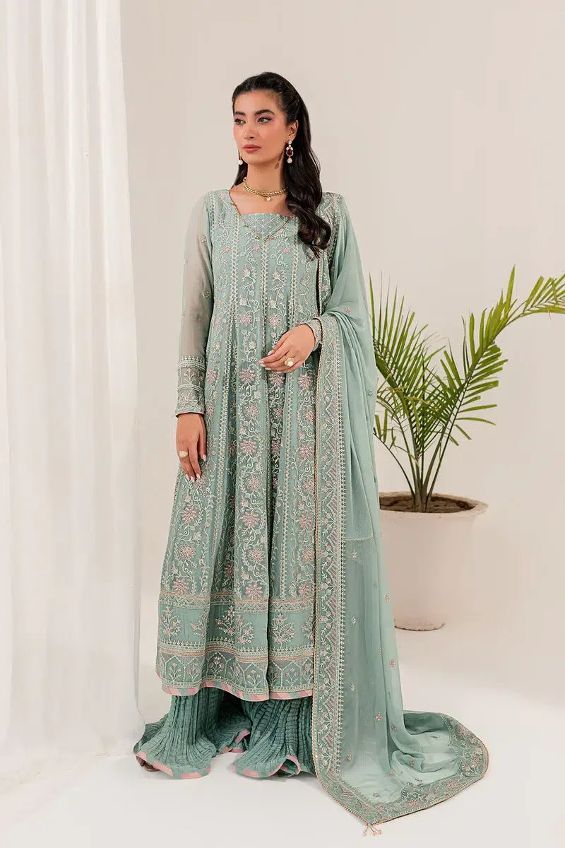 Farasha | Lumiere Luxury Collection 23 | Thistle - Aqsa Fabrics