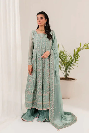 Farasha | Lumiere Luxury Collection 23 | Thistle - Aqsa Fabrics