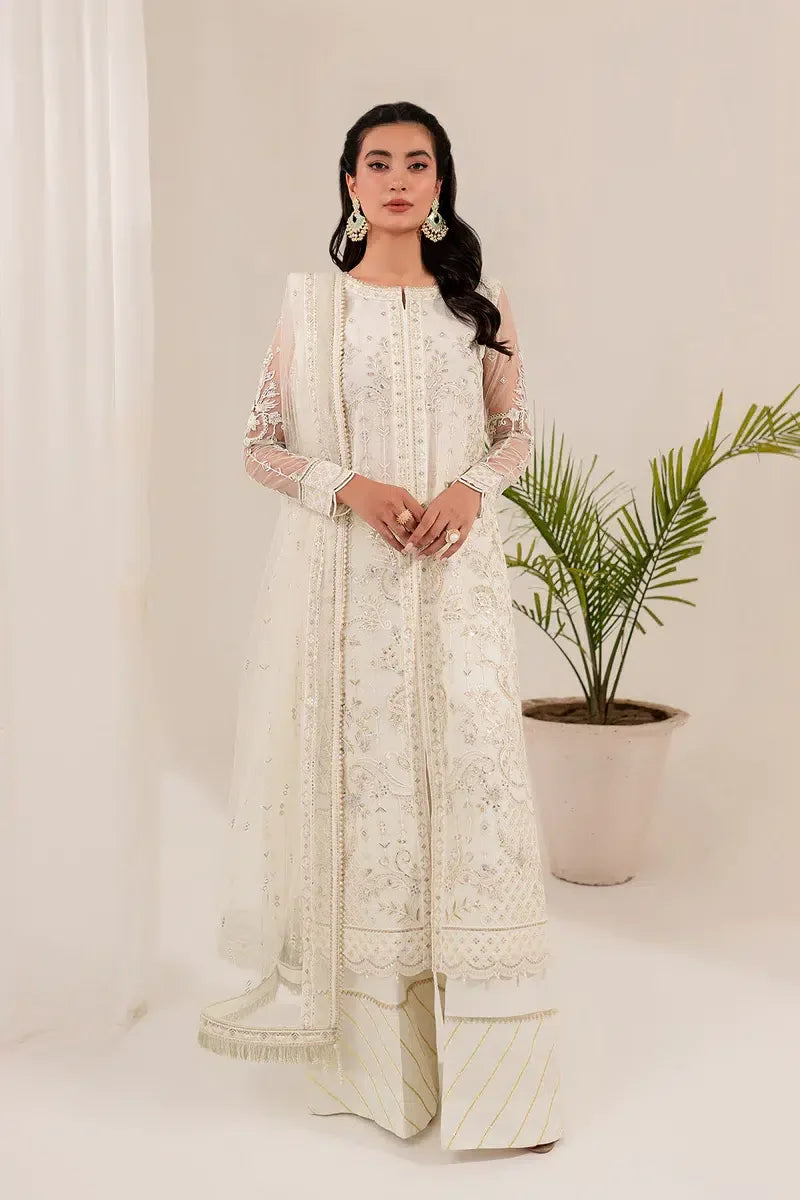 Farasha | Lumiere Luxury Collection 23 | Chantily - Aqsa Fabrics