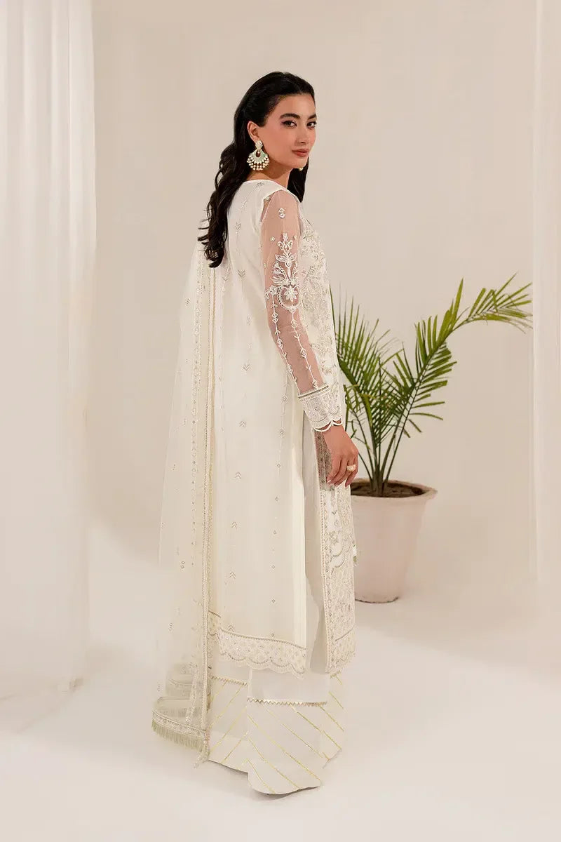 Farasha | Lumiere Luxury Collection 23 | Chantily - Aqsa Fabrics