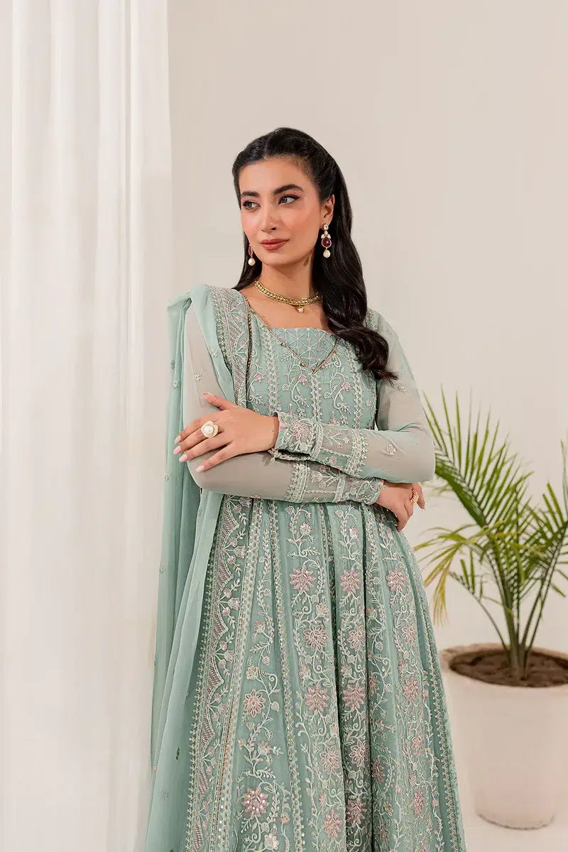 Farasha | Lumiere Luxury Collection 23 | Thistle - Aqsa Fabrics