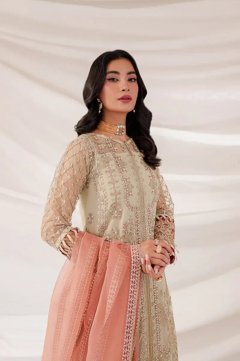 Farasha | Lumiere Luxury Collection 23 | Pearl Dream - Aqsa Fabrics