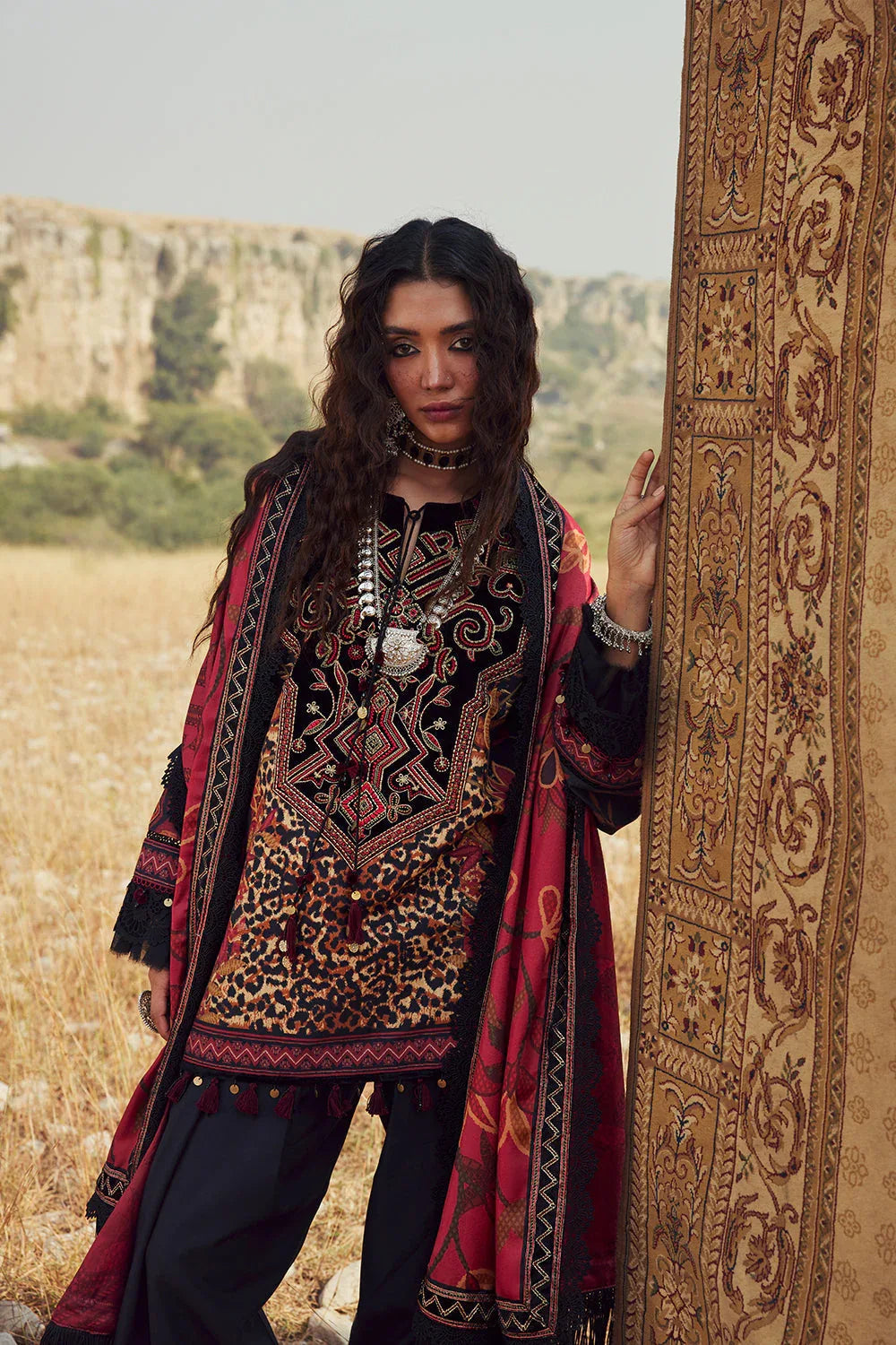 Saira Rizwan | Winter Khaddar 25 | NAZ-SRW25-09 - Aqsa Fabrics