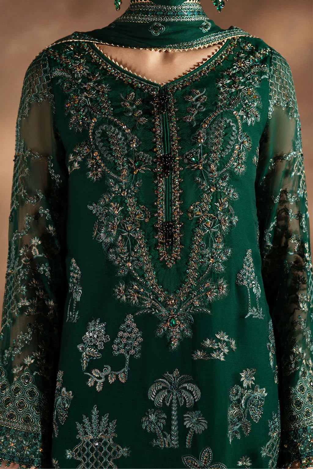 Flossie | Laconic Formals | FE - 901 A - Aqsa Fabrics