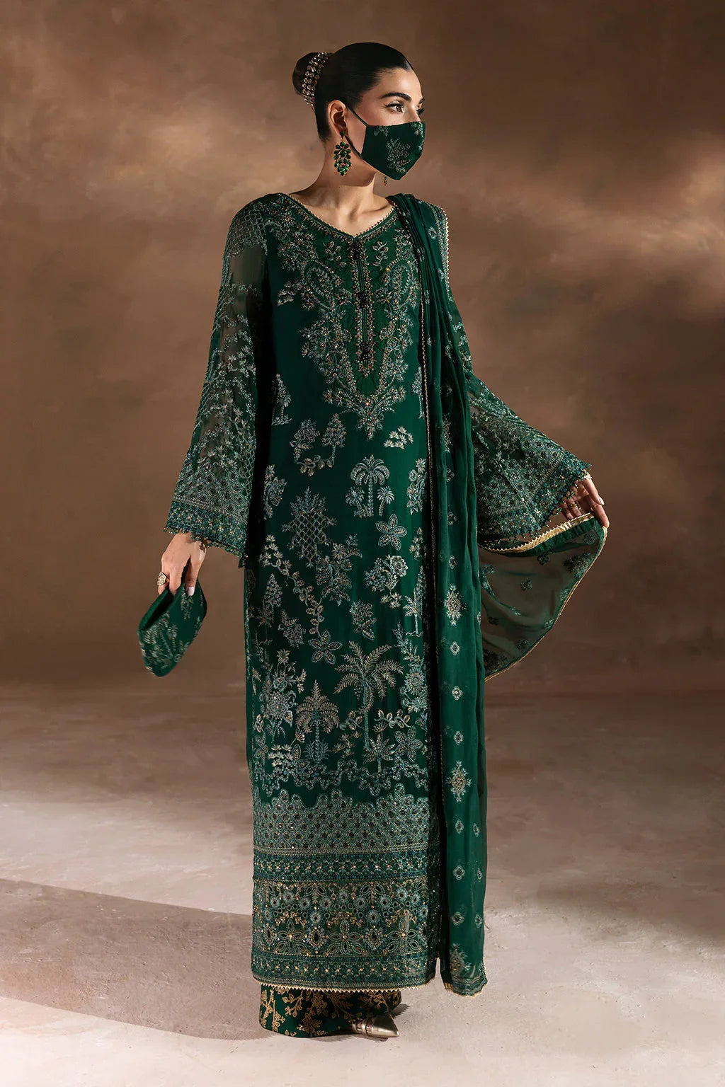 Flossie | Laconic Formals | FE - 901 A - Aqsa Fabrics