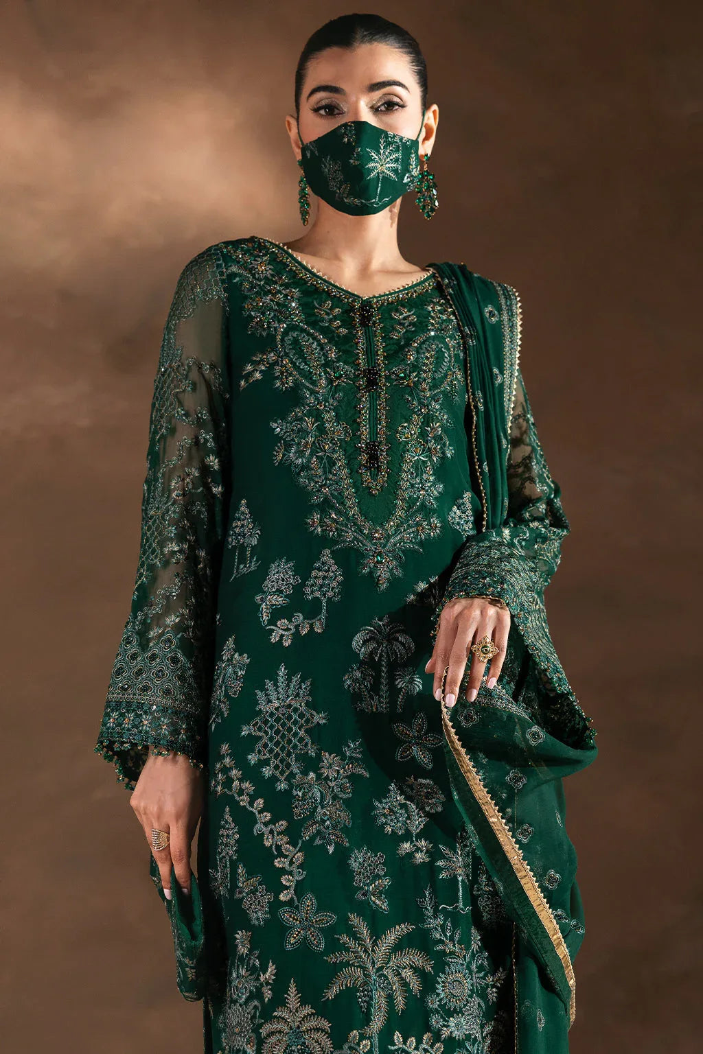 Flossie | Laconic Formals | FE - 901 A - Aqsa Fabrics