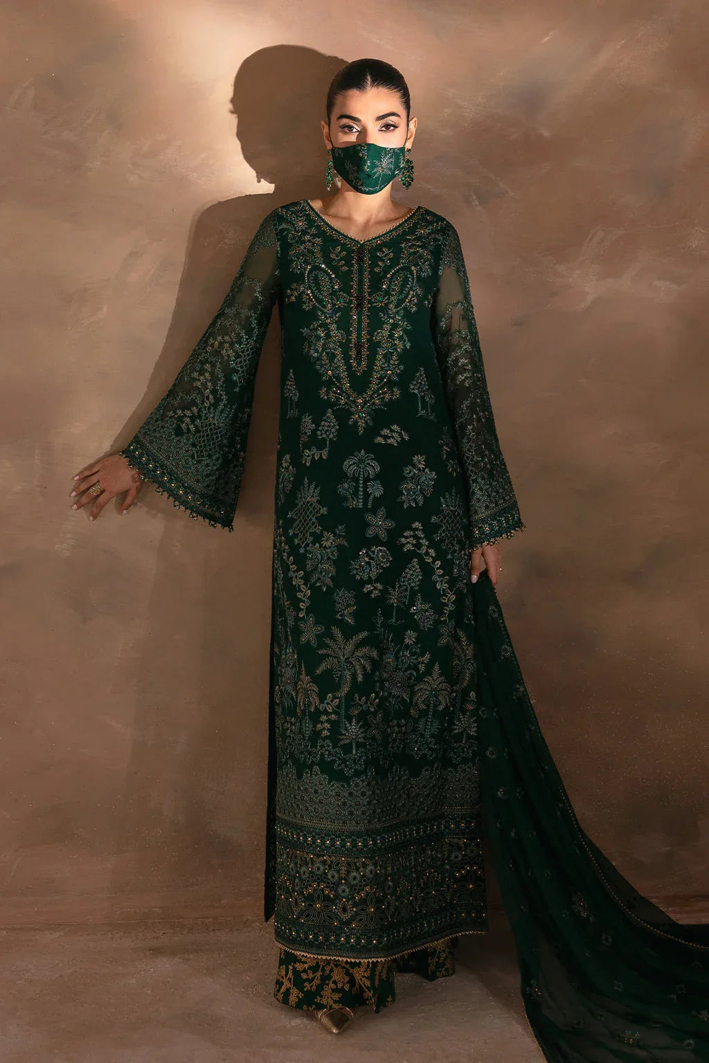 Flossie | Laconic Formals | FE - 901 A - Aqsa Fabrics